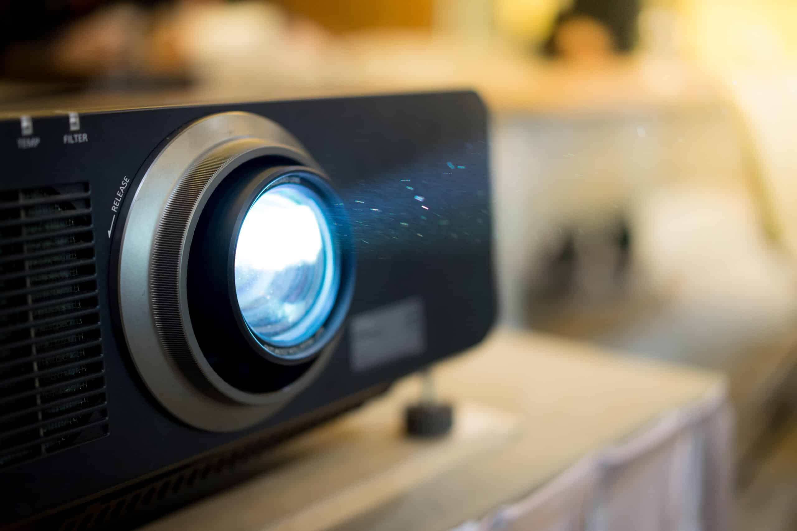 Projector Presented at the financial meeting in the company's me
